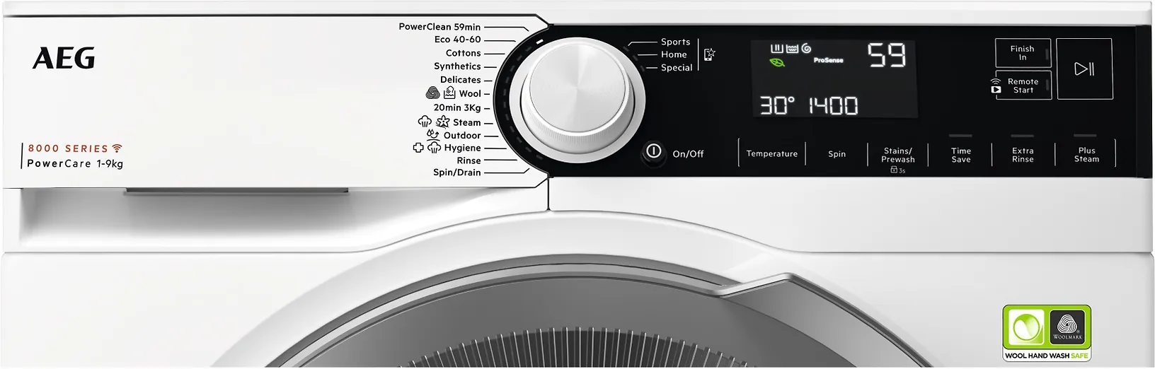 AEG LR833W96W 8000-sarjan pyykinpesukone - Image 2