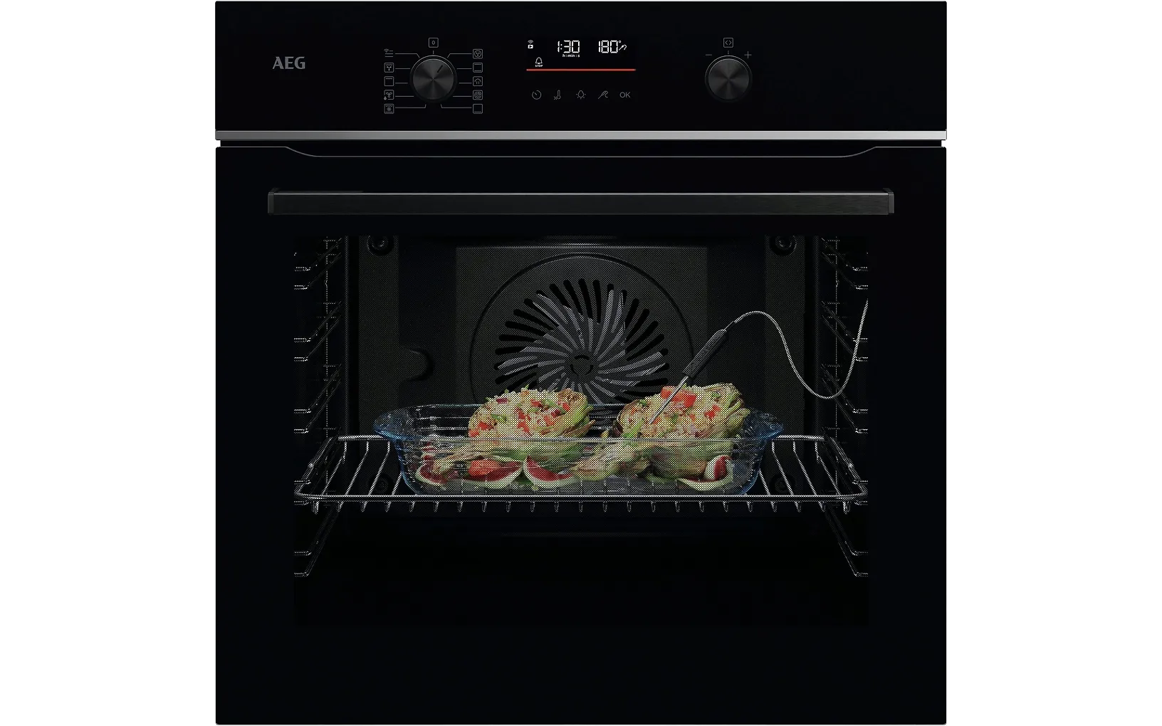 AEG TA5PB53WAB 5000 SurroundCook SteamBake monitoimiuuni, musta