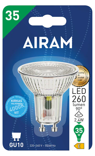 Airam LED FG PAR16 840 230lm GU10
