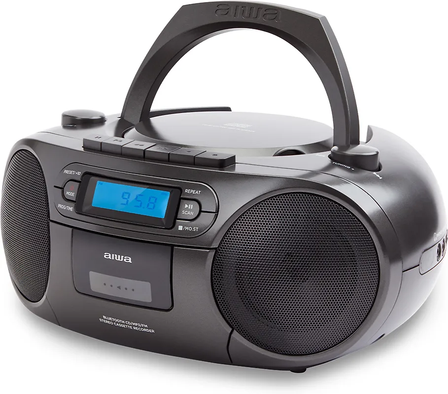 Aiwa BBTC-550BK boombox, musta - Image 2