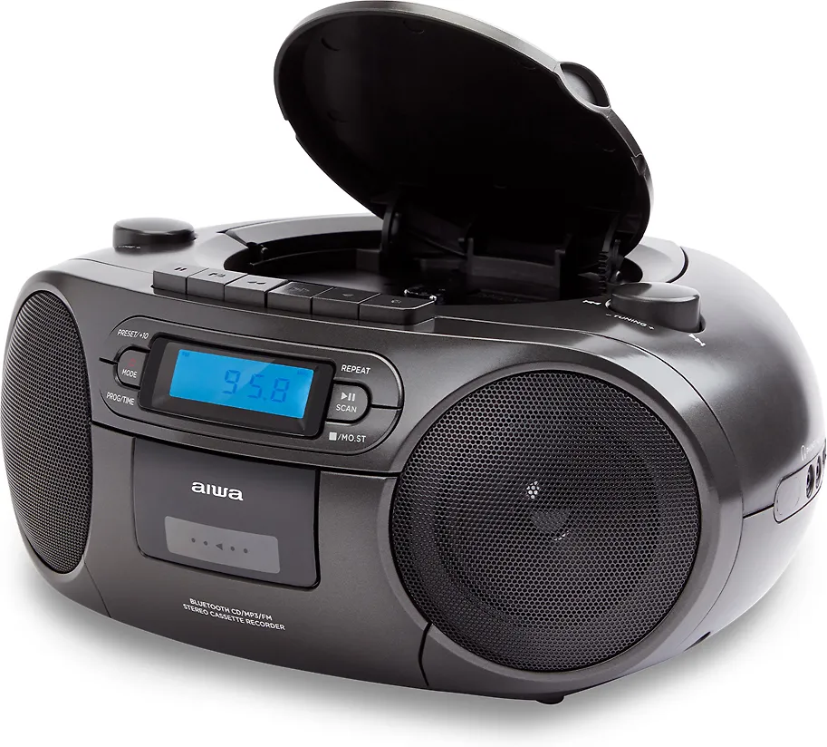 Aiwa BBTC-550BK boombox, musta - Image 3