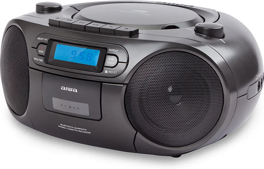 Aiwa BBTC-550BK boombox, musta - Image 4