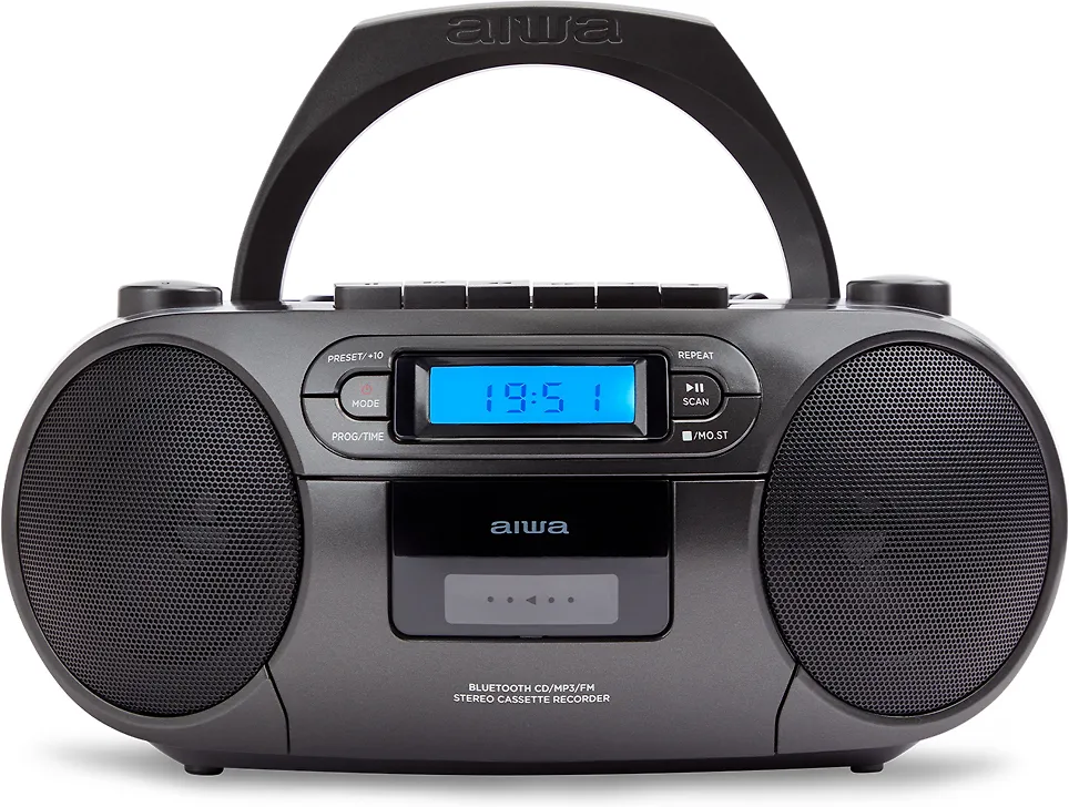 Aiwa BBTC-550BK boombox, musta - Image 5