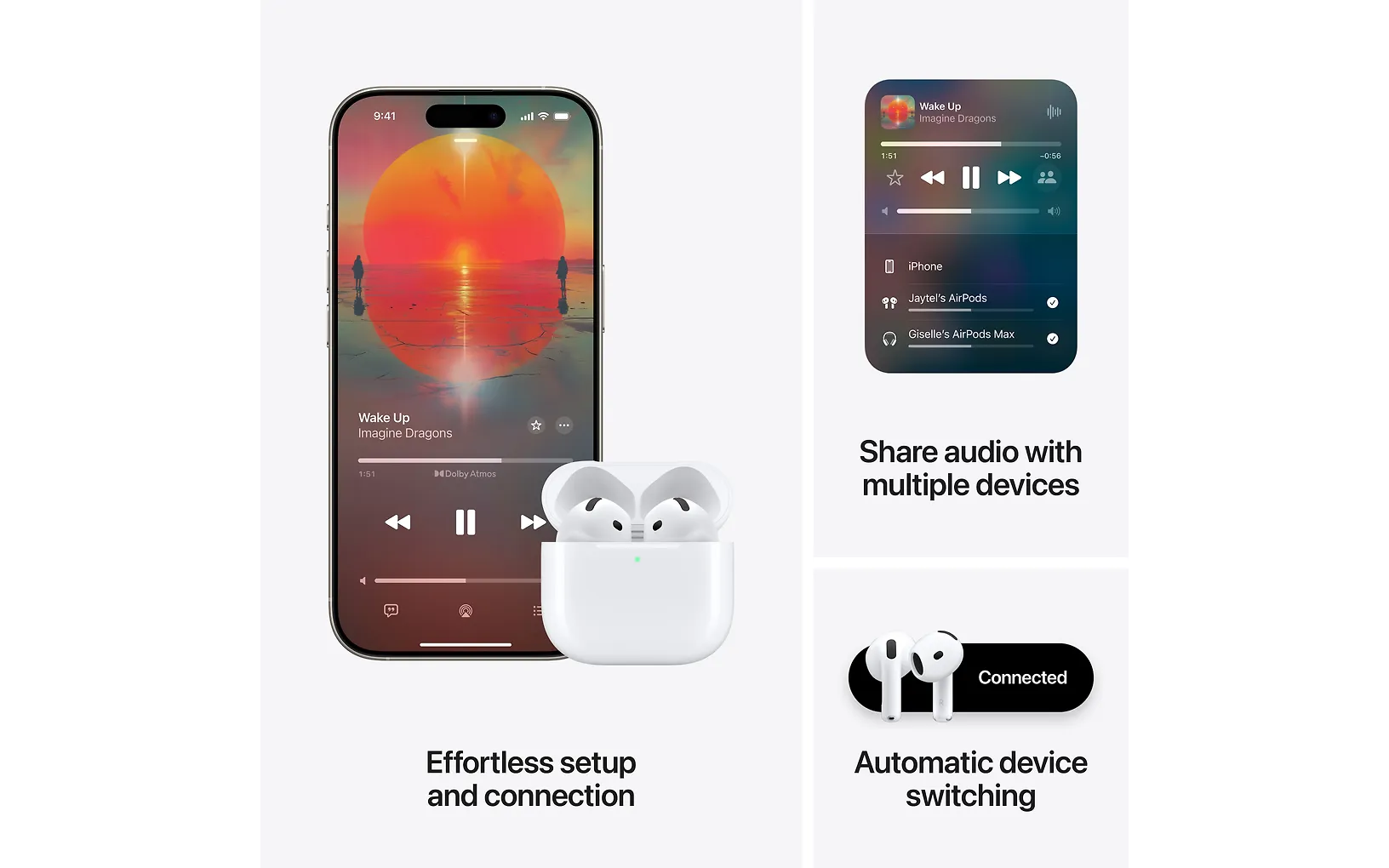 Apple AirPods 4 -nappikuulokkeet (MXP63) - Image 6