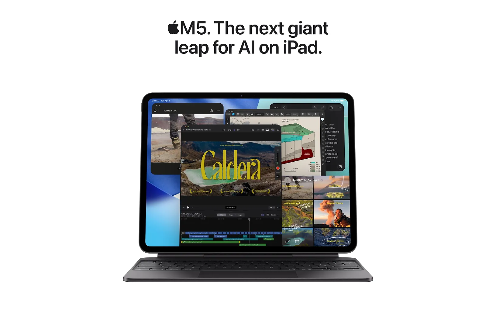 Apple iPad Pro 13" M5 256 Gt WiFi + 5G 2025, tähtimusta - Image 3