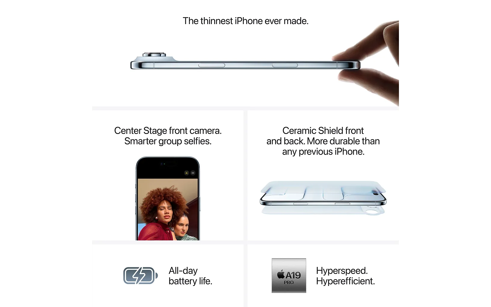 Apple iPhone Air 256 Gt puhelin, taivaansininen - Image 9