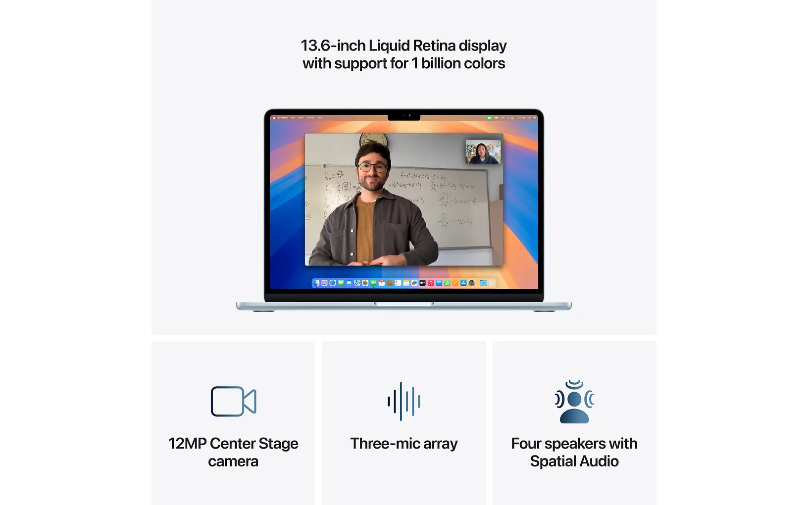 Apple MacBook Air 13" M4 16 Gt, 256 Gt 2025 -kannettava, taivaansininen (MC6T4) - Image 11