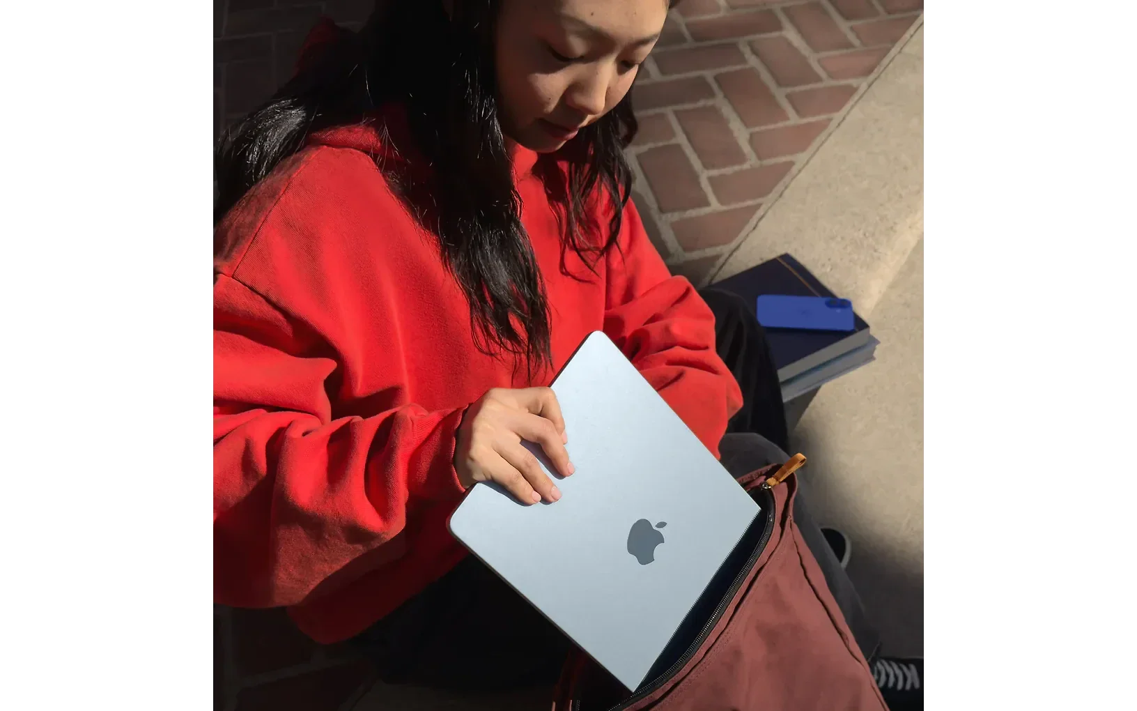 Apple MacBook Air 13" M4 16 Gt, 256 Gt 2025 -kannettava, taivaansininen (MC6T4) - Image 6