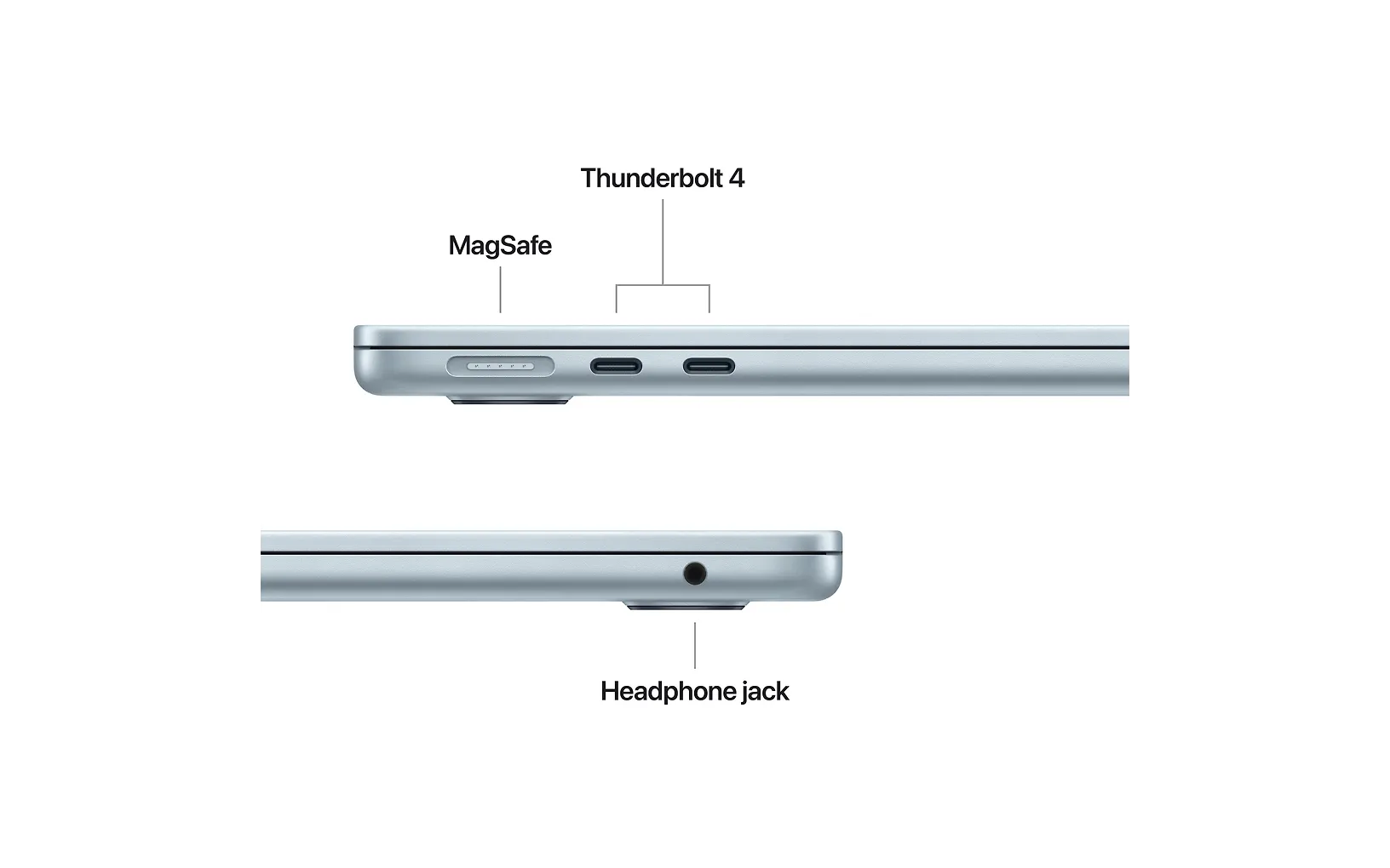 Apple MacBook Air 13" M4 16 Gt, 256 Gt 2025 -kannettava, taivaansininen (MC6T4) - Image 8