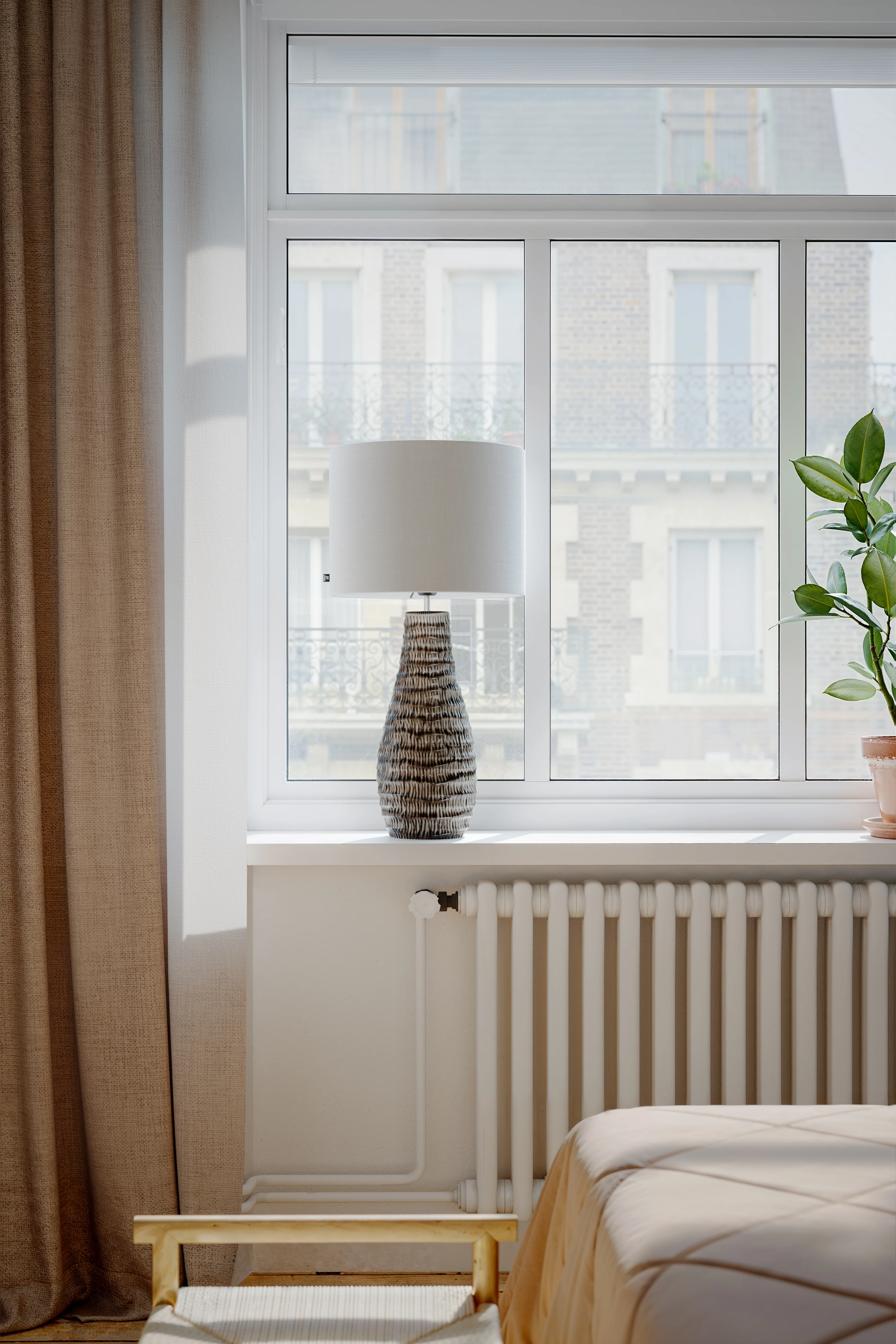 Bartha pöytävalaisin kerma / beige - Image 4