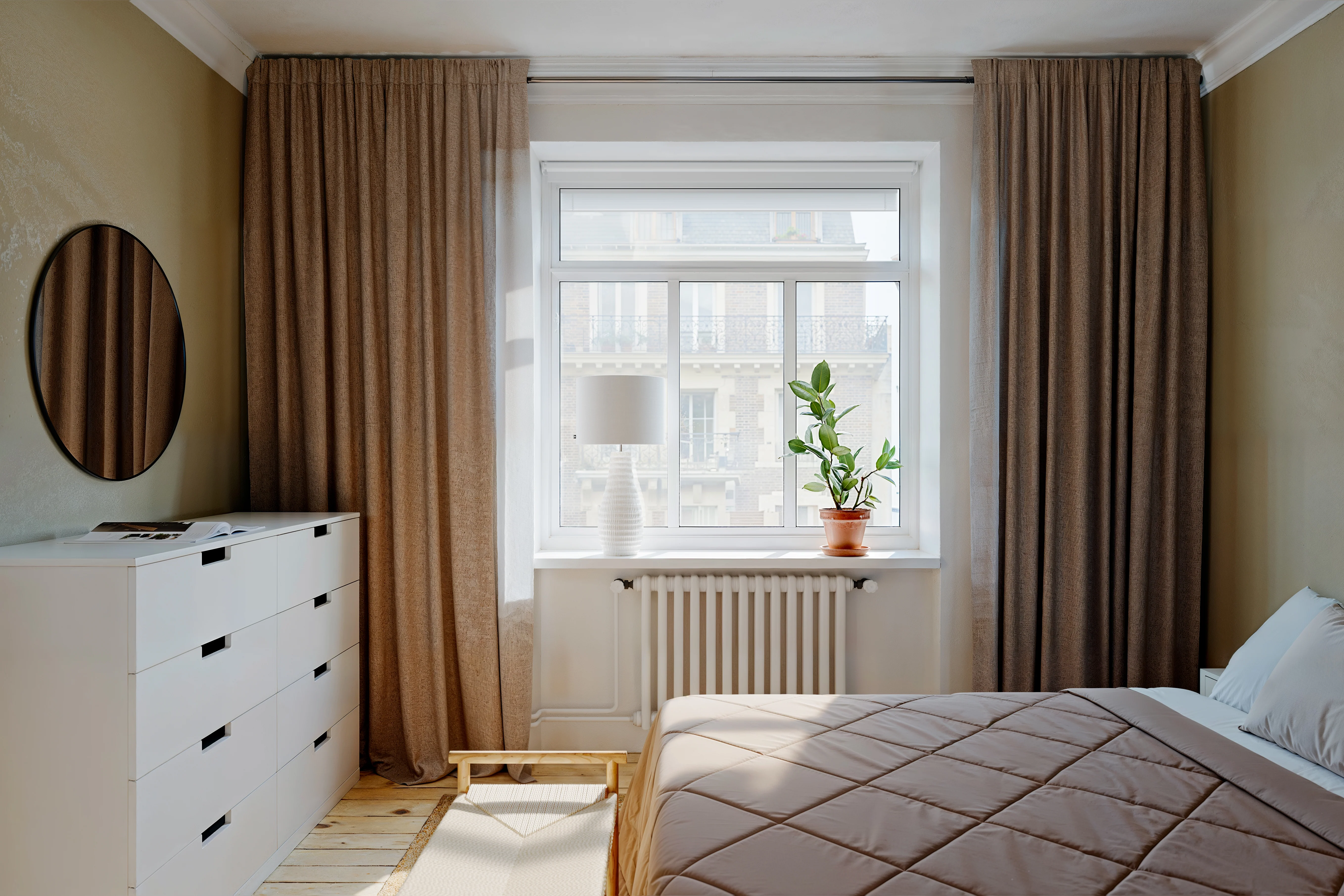 Bartha pöytävalaisin kerma / beige - Image 5