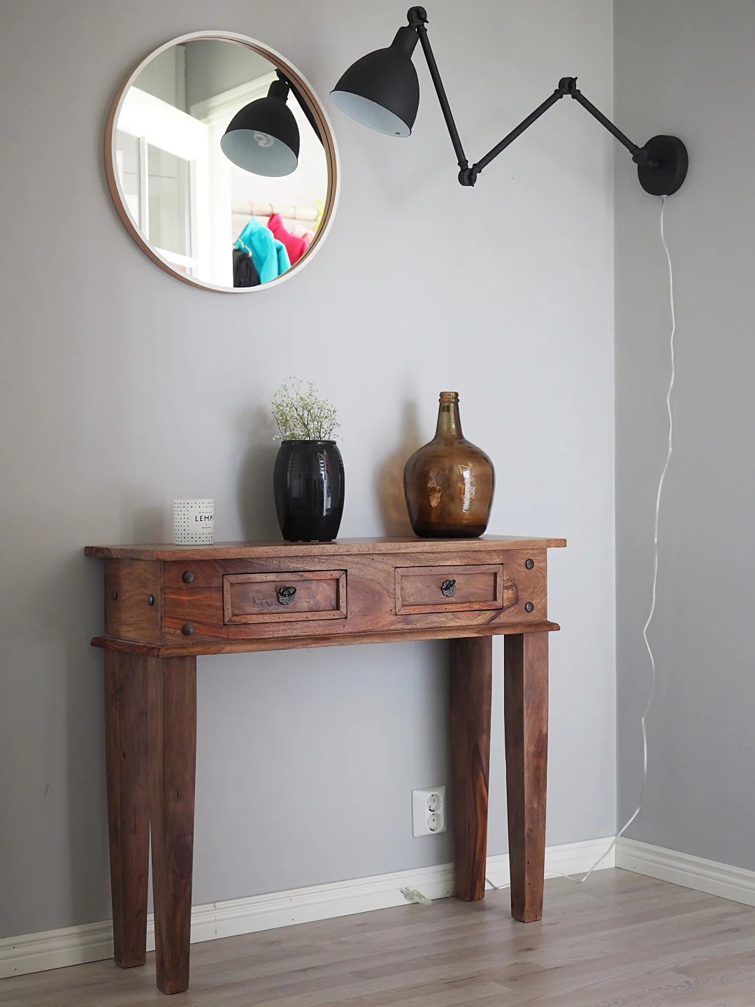 Bazar seinävalaisin hiekanharmaa - Image 3