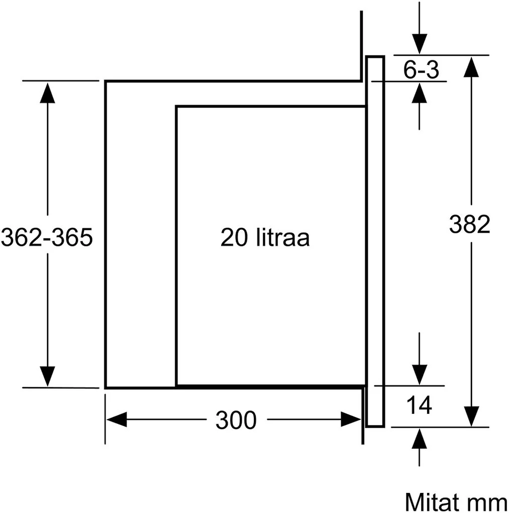 Bosch BFL520MW0 Serie 4 integroitu mikroaaltouuni - Image 3