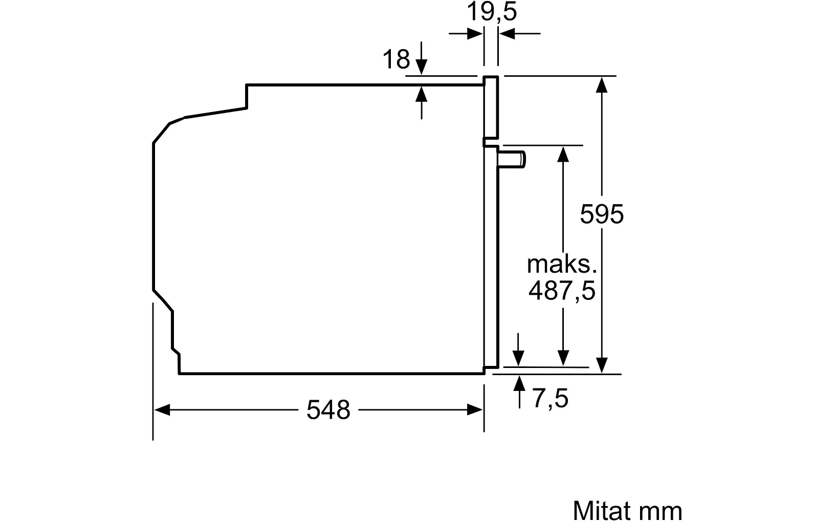 Bosch HBG7721B1 Serie 8 erillisuuni, musta - Image 9
