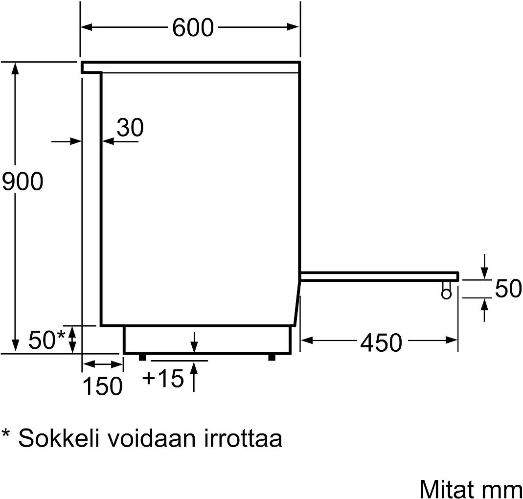 Bosch HLL090020U induktioliesi, valkoinen - Image 7