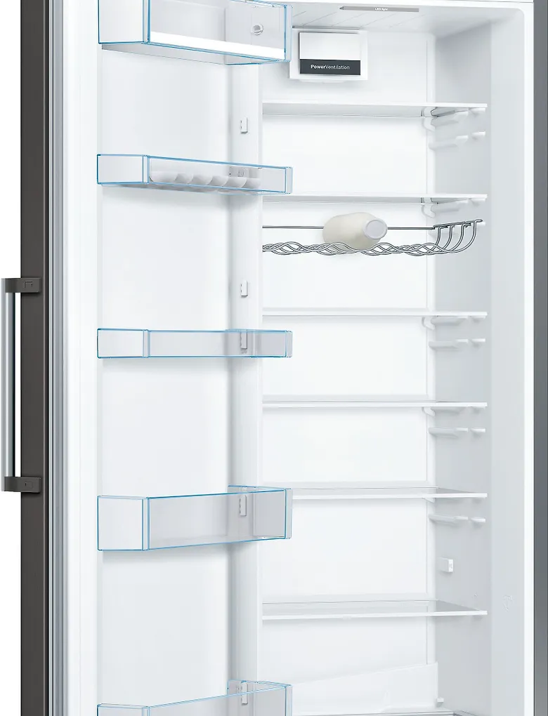 Bosch KSV36VXDP Serie 4 jääkaappi, harjattu musta teräs, anti fingerprint - Image 2