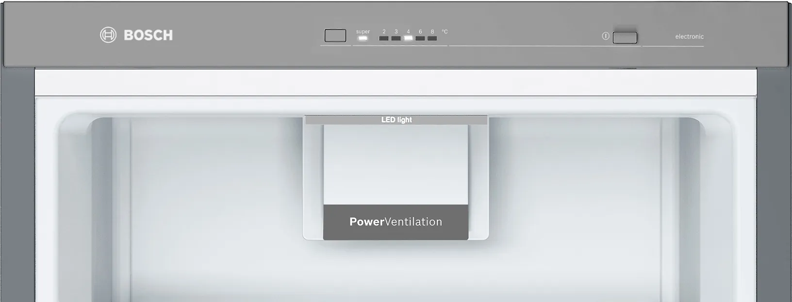 Bosch KSV36VXDP Serie 4 jääkaappi, harjattu musta teräs, anti fingerprint - Image 3