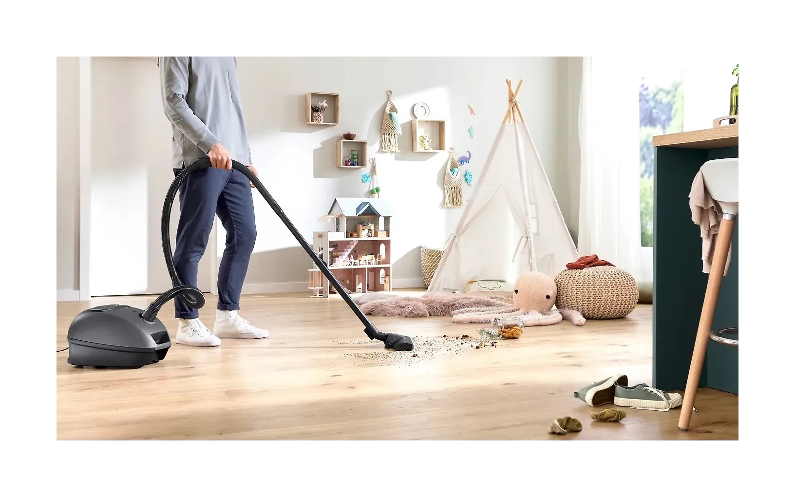 Bosch Serie 4 pölynimuri, BGL41GR3H, harmaa - Image 3