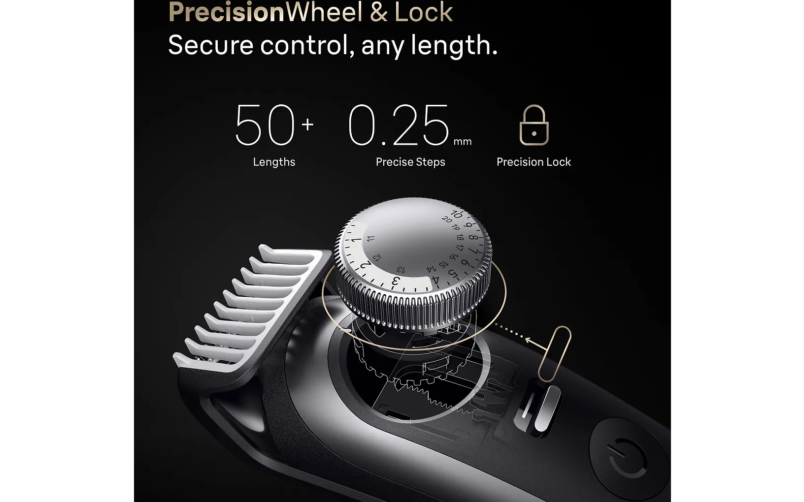 Braun Series 9 partatrimmeri, BT9560, Kromi - Image 3