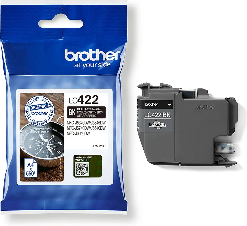 Brother LC422BK mustekasetti, musta - Image 3