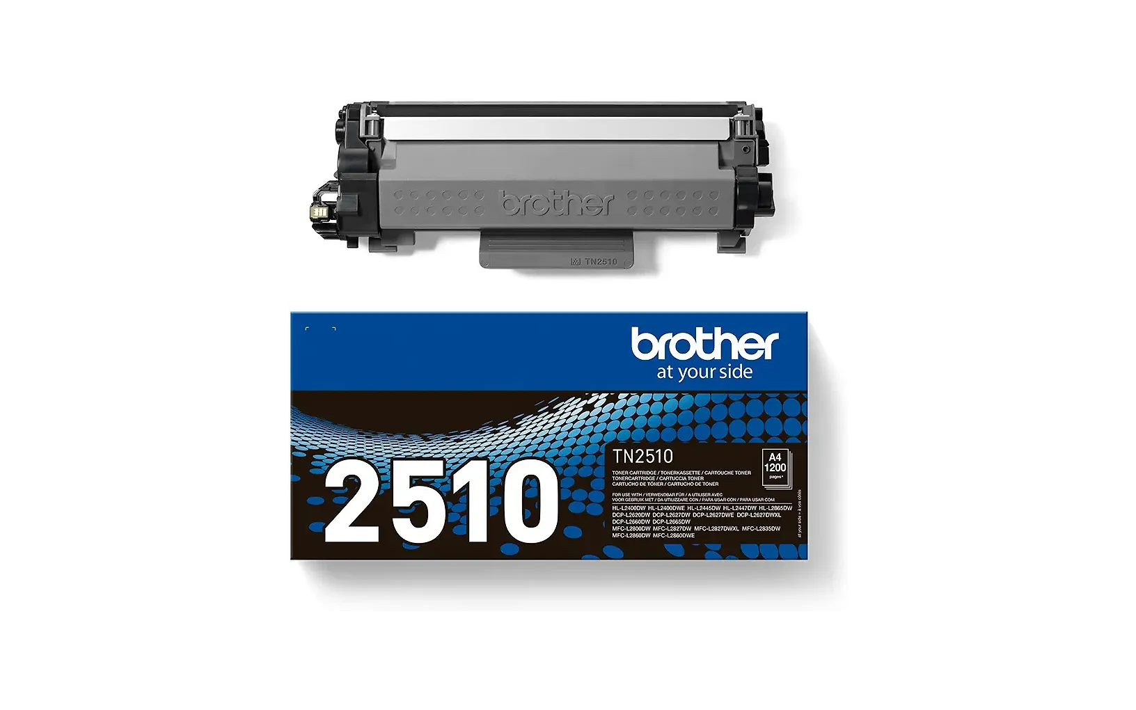 Brother TN2510 -laservärikasetti, musta - Image 2
