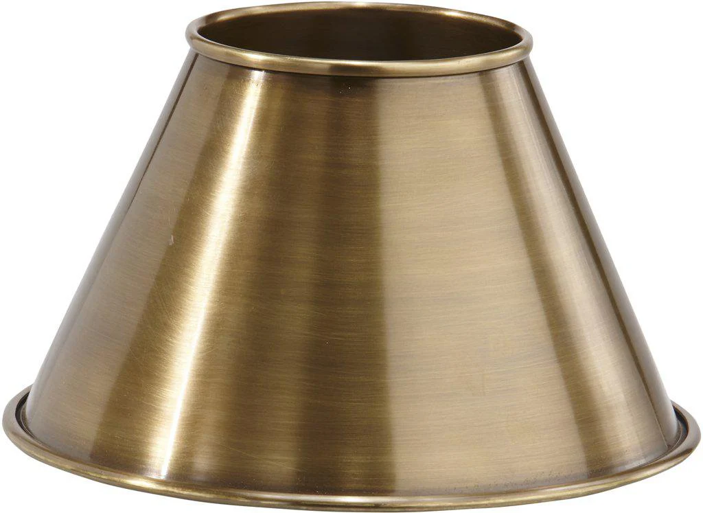 Classic metallivarjostin antiikkimessinki 22cm