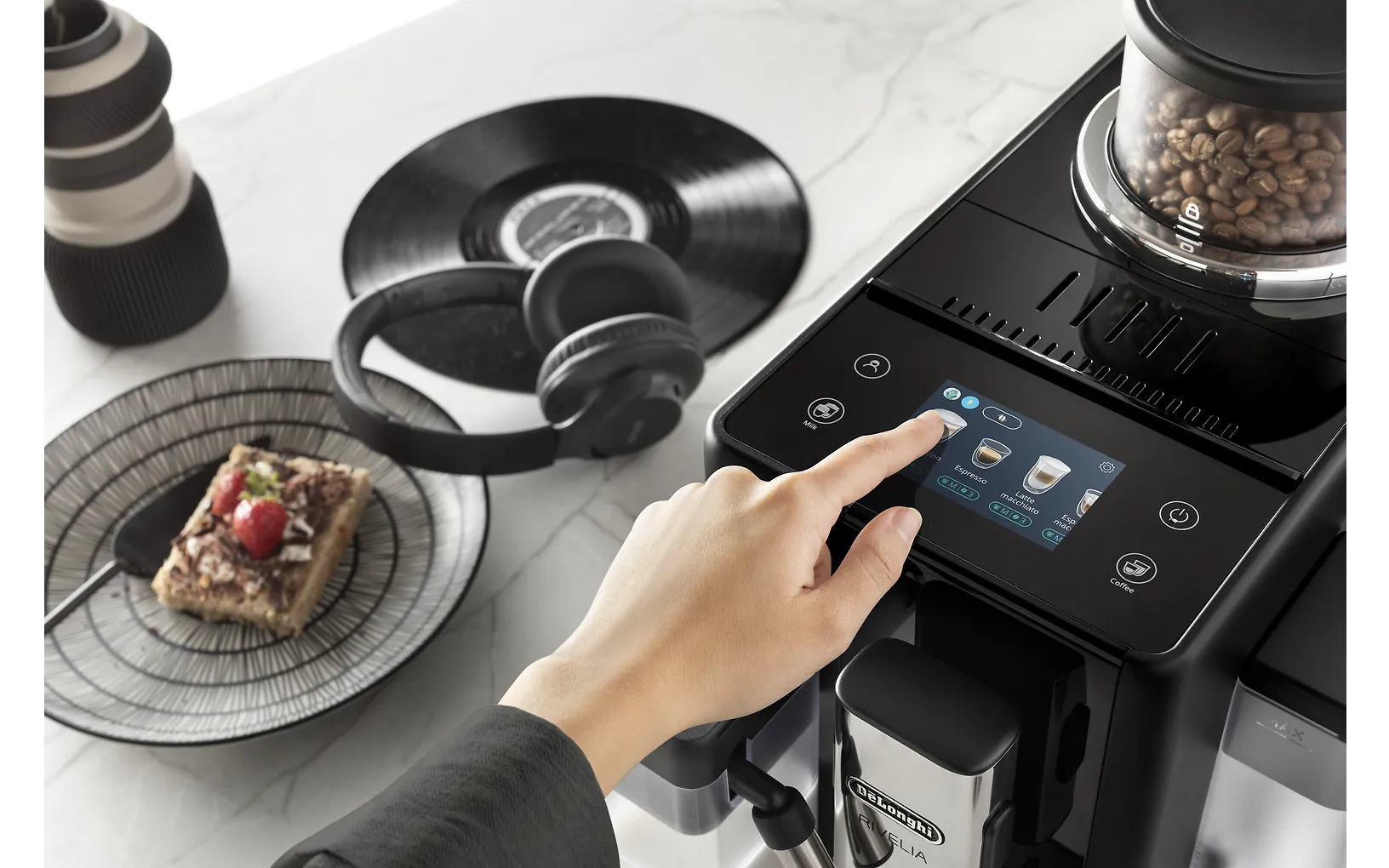DeLonghi Rivelia EXAM440.55.B kahviautomaatti, musta - Image 7