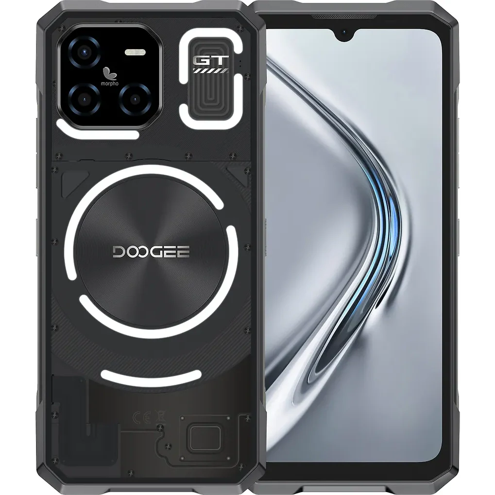 DOOGEE Blade GT puhelin, 256/12 Gt, musta