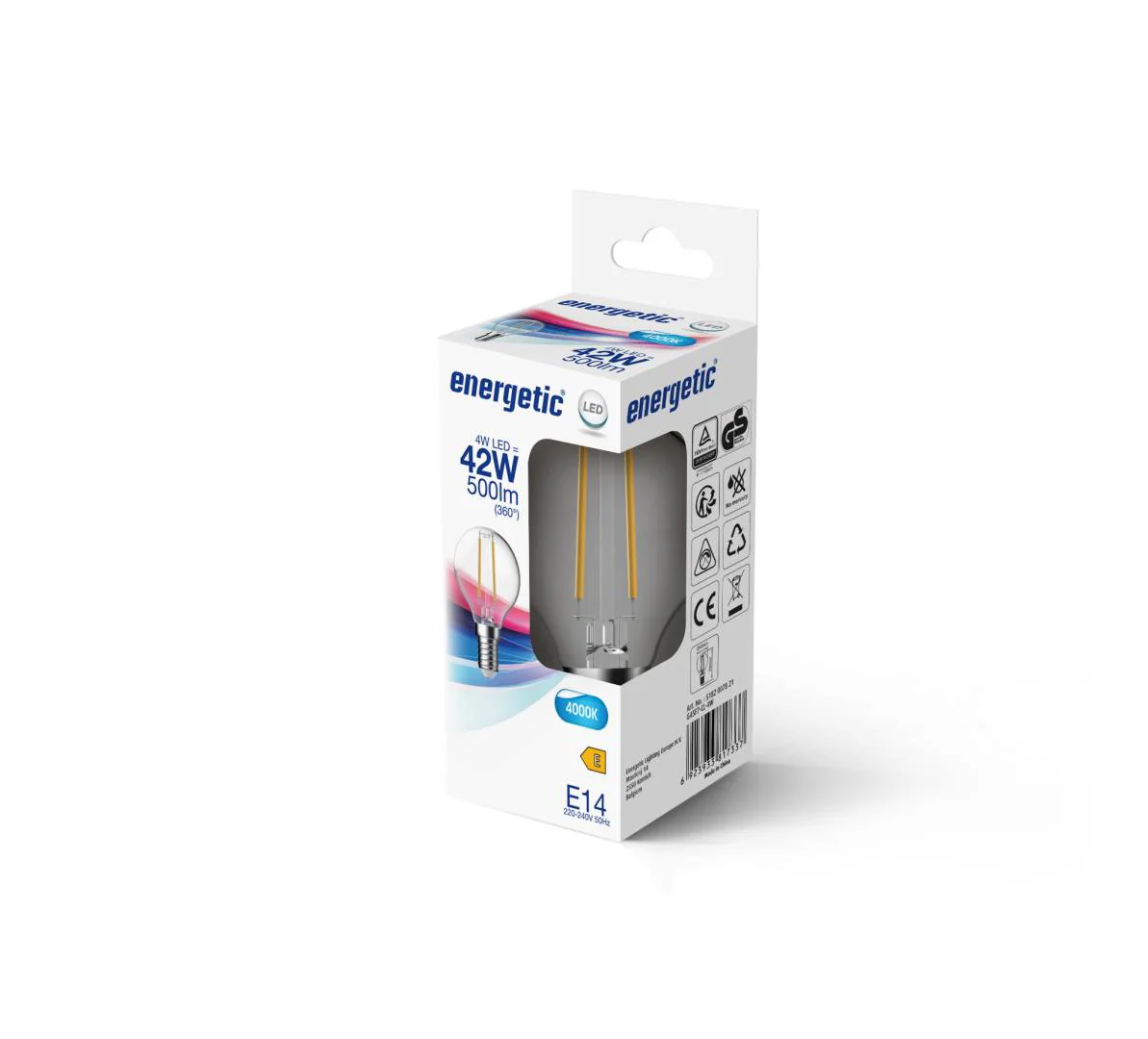 E14 G45 4000K 500lm kirkas - Image 2