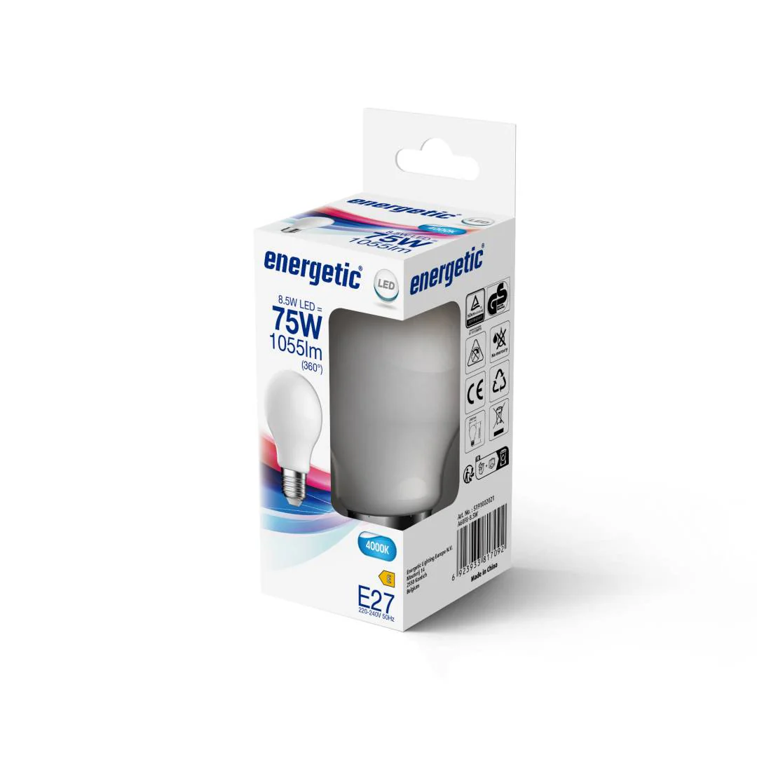 E27 A60 4000K 1055lm opaali - Image 2