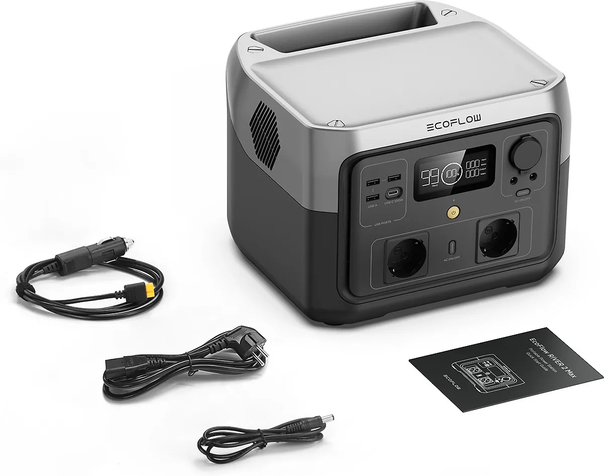 EcoFlow River 2 Max kannettava virta-asema, 512 Wh - Image 6