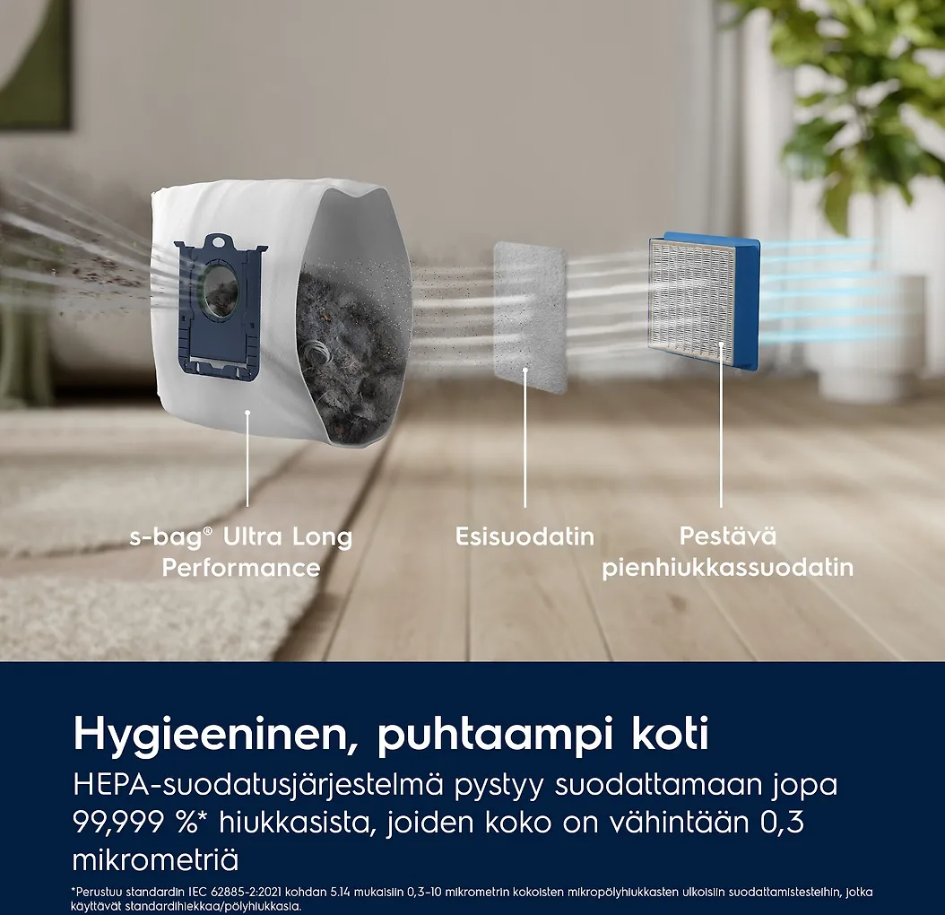 Electrolux 800 Bagged EB81U1LDB pölypussillinen imuri - Image 17