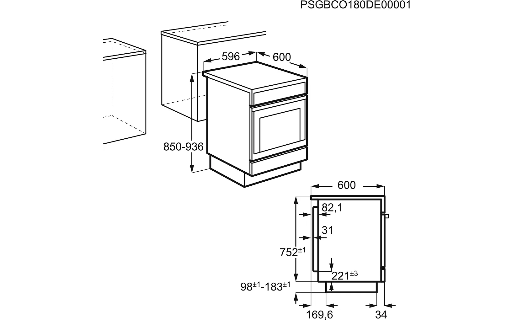 Electrolux LKR60003NW keraaminen turvaliesi, valkoinen - Image 6