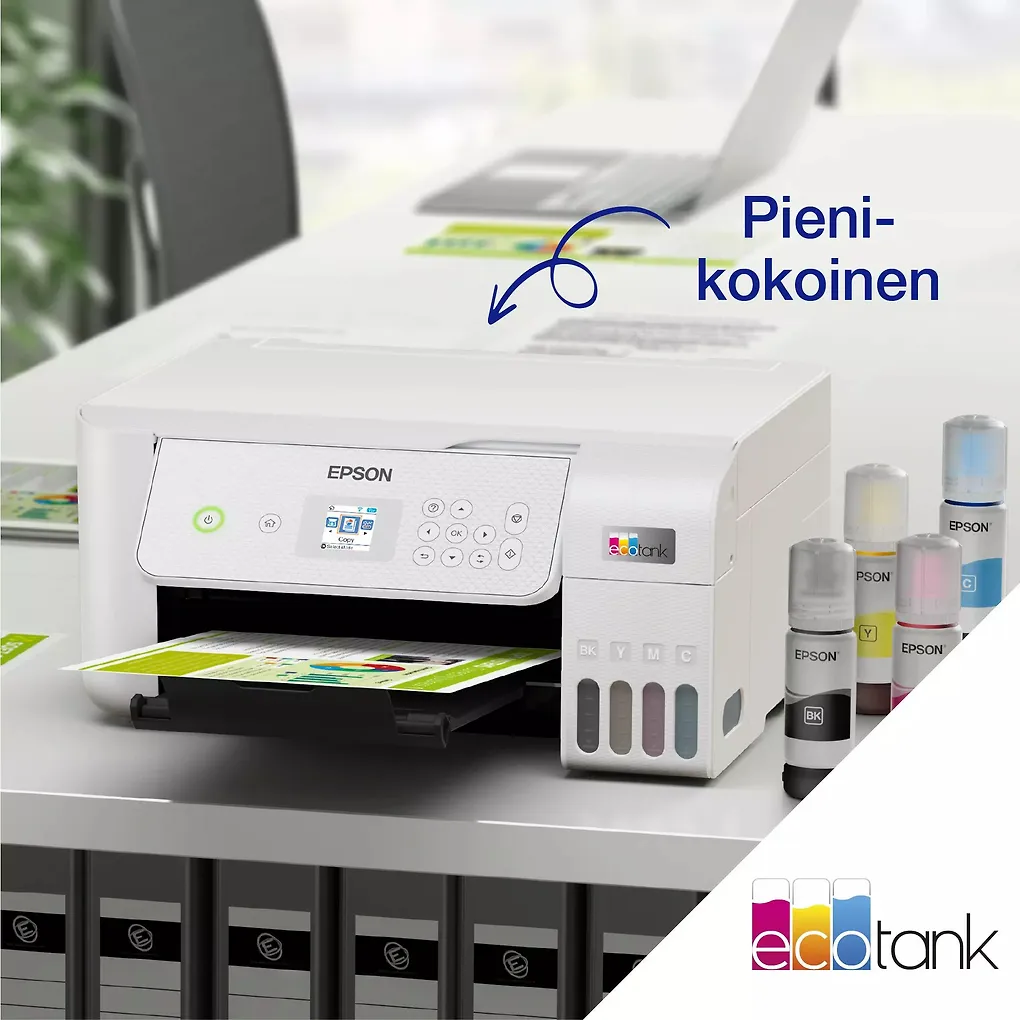 Epson EcoTank ET-2876 A4-monitoimitulostin, valkoinen - Image 9