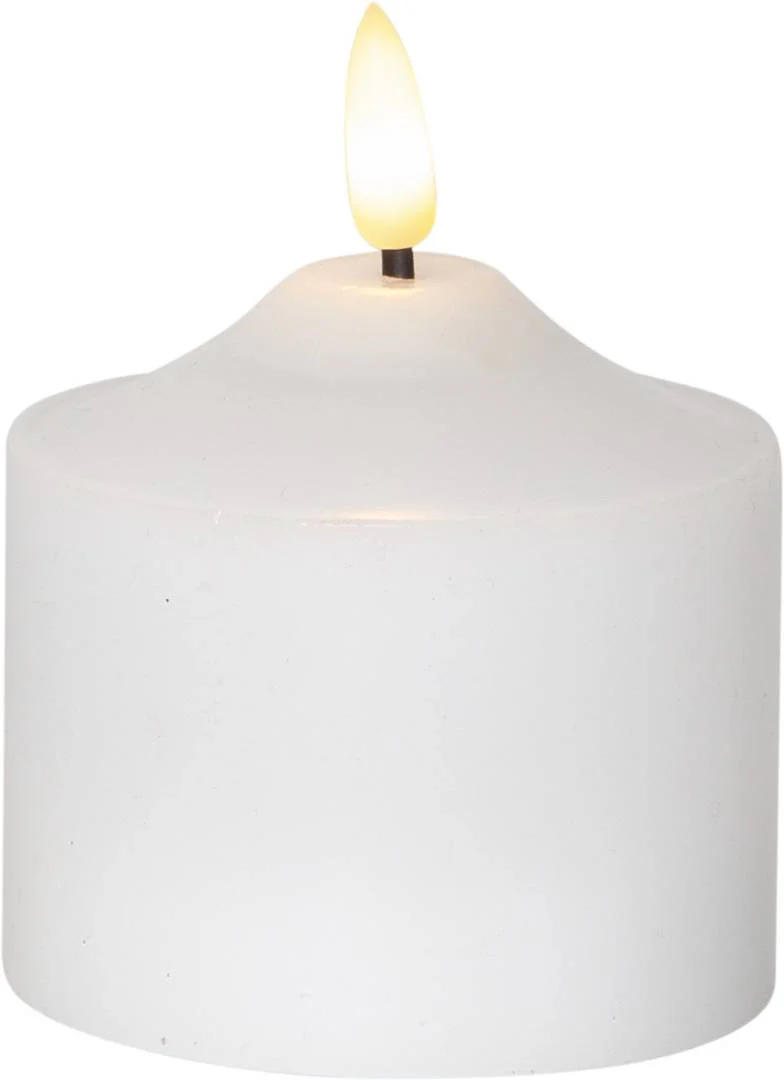 Flamme LED-kynttilä 9,5cm valkoinen - Image 2