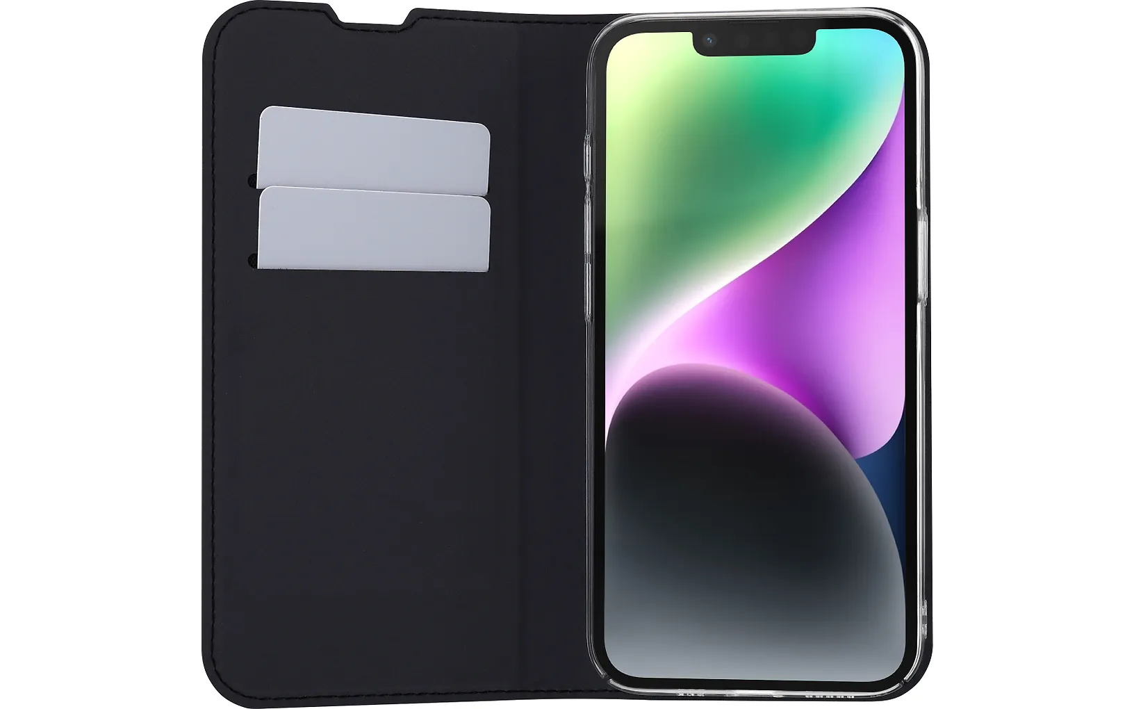 Fonekit Bookcase -suojakotelo, iPhone 16e, musta - Image 5