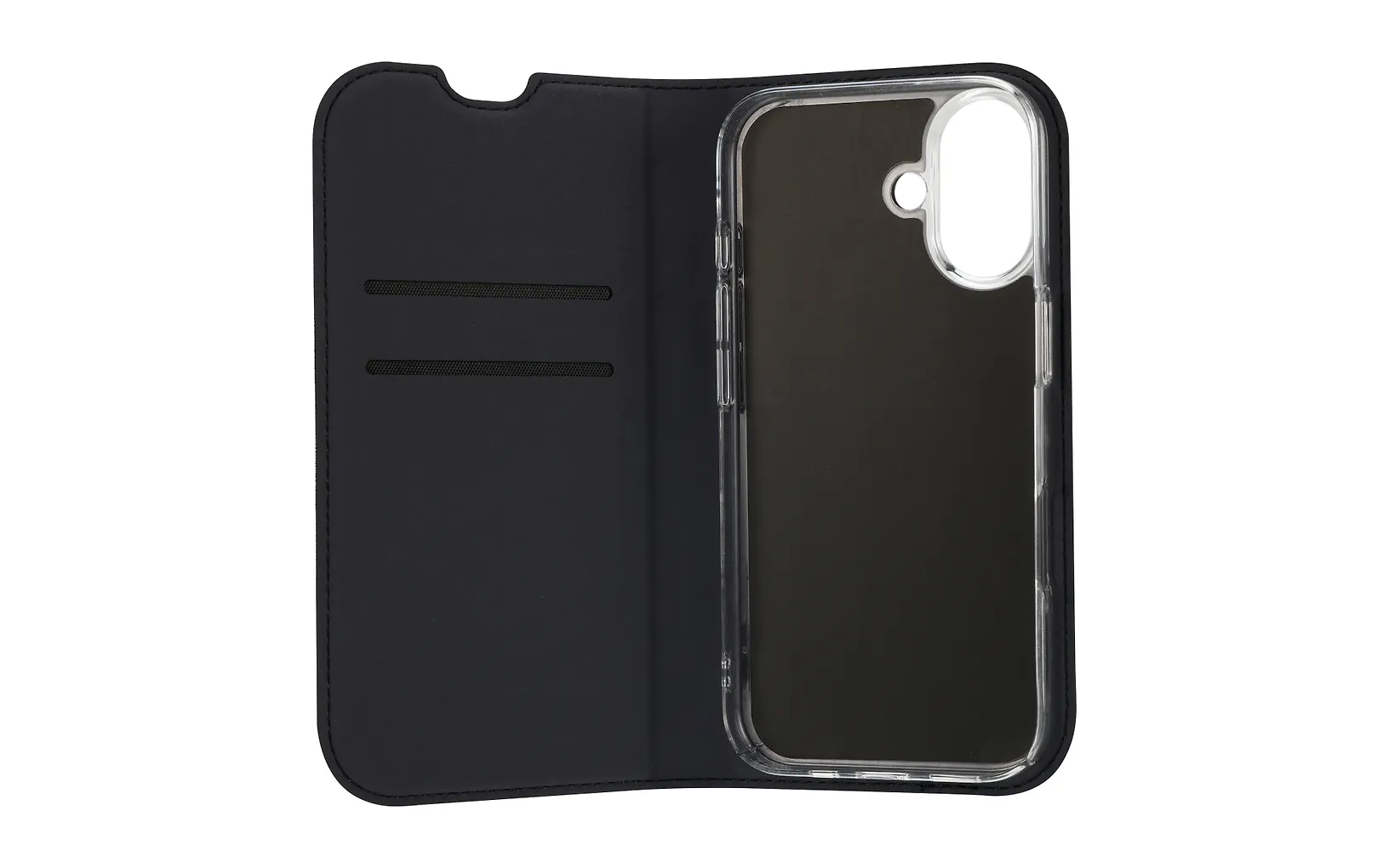 FoneKit BookCase suojakotelo, iPhone 17, musta - Image 2