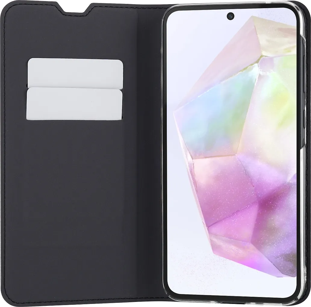 FoneKit BookCase -suojakotelo, Samsung Galaxy A35, musta - Image 7