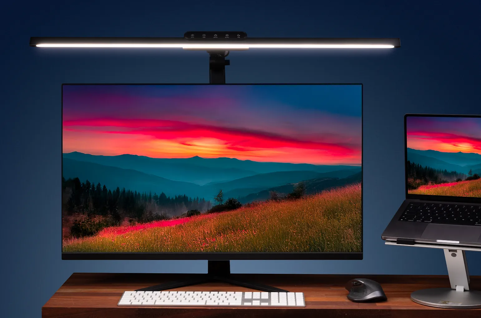 Fuj:tech LED Light Bar -työvalaisin näytön yläpuolelle - Image 4