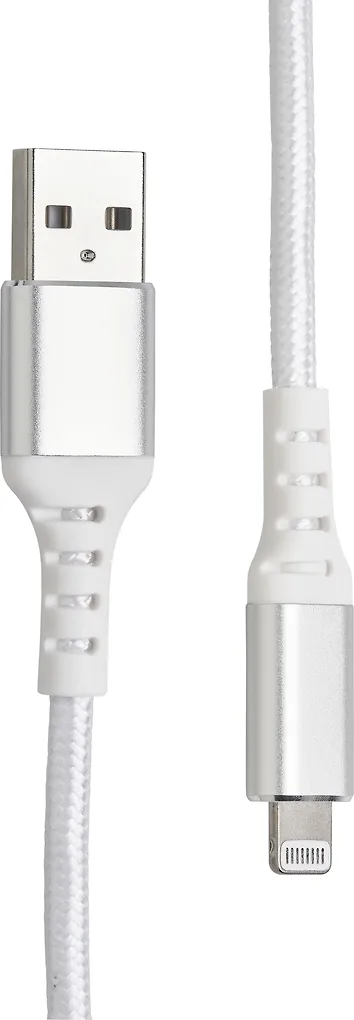 Fuj:tech Lightning - USB-A -kaapeli, 1 m, valkoinen