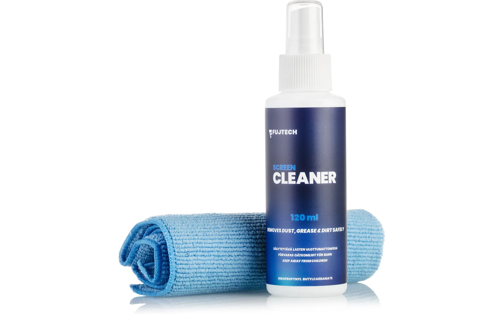 Fuj:tech Screen Cleaner -näytönpuhdistussetti, 120 ml