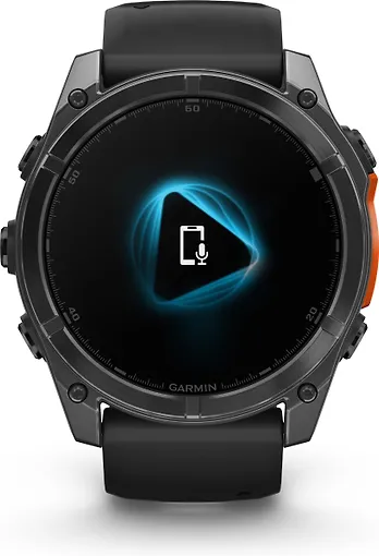 Garmin Fenix 8 -urheilukello, 51 mm, teräksenharmaa / musta - Image 3