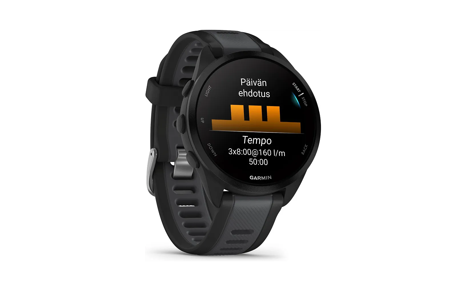 Garmin Forerunner 165 Music -juoksukello, musta - Image 2