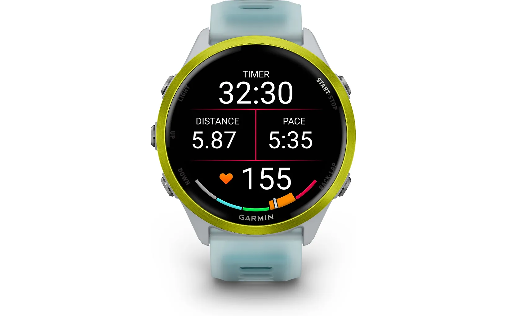 Garmin Forerunner 570 GPS juoksuälykello, 47 mm, Whitestone / Amp Yellow - Image 2