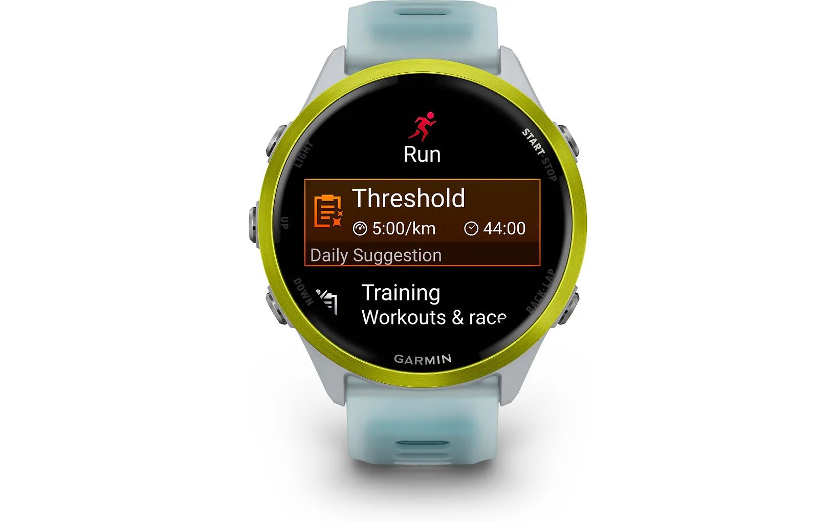 Garmin Forerunner 570 GPS juoksuälykello, 47 mm, Whitestone / Amp Yellow - Image 3