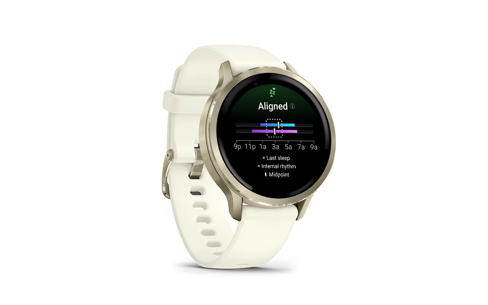 Garmin Venu 4 älykello, 41 mm, vaalea kulta / luunvärinen ranneke - Image 5