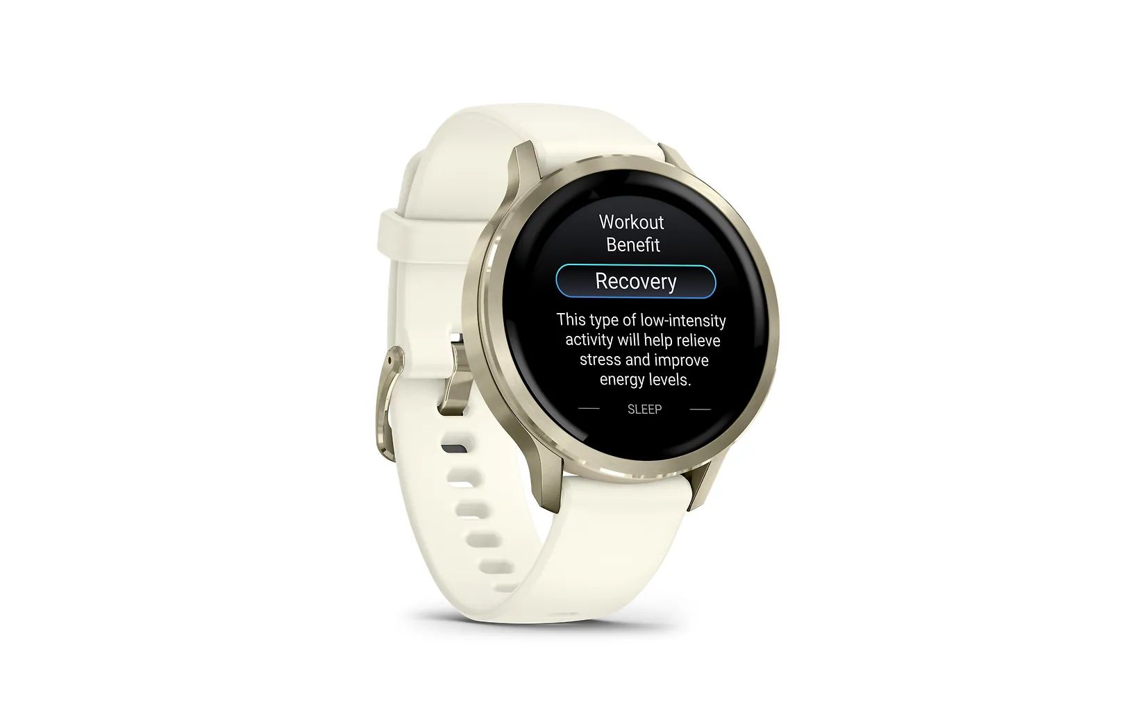 Garmin Venu 4 älykello, 41 mm, vaalea kulta / luunvärinen ranneke - Image 6
