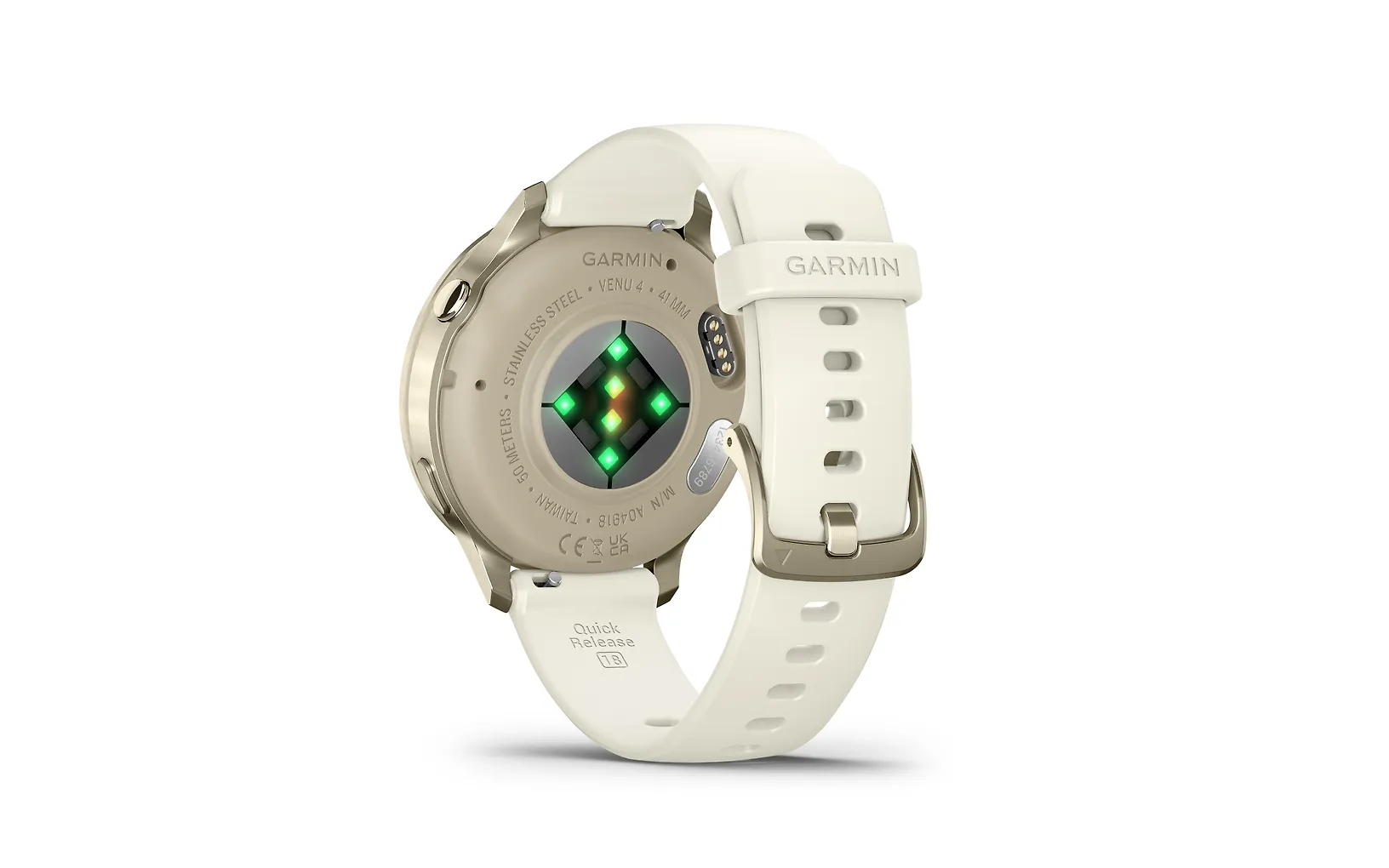 Garmin Venu 4 älykello, 41 mm, vaalea kulta / luunvärinen ranneke - Image 8