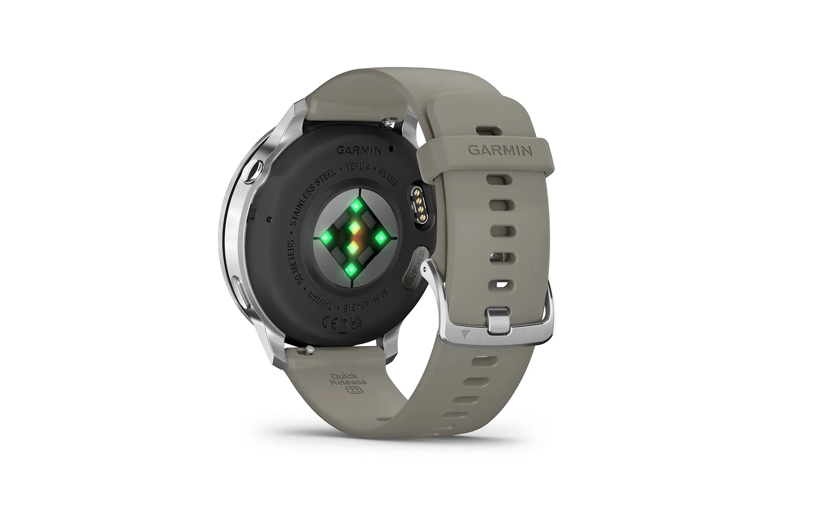 Garmin Venu 4 älykello, 45 mm, hopea / harmaa ranneke - Image 7