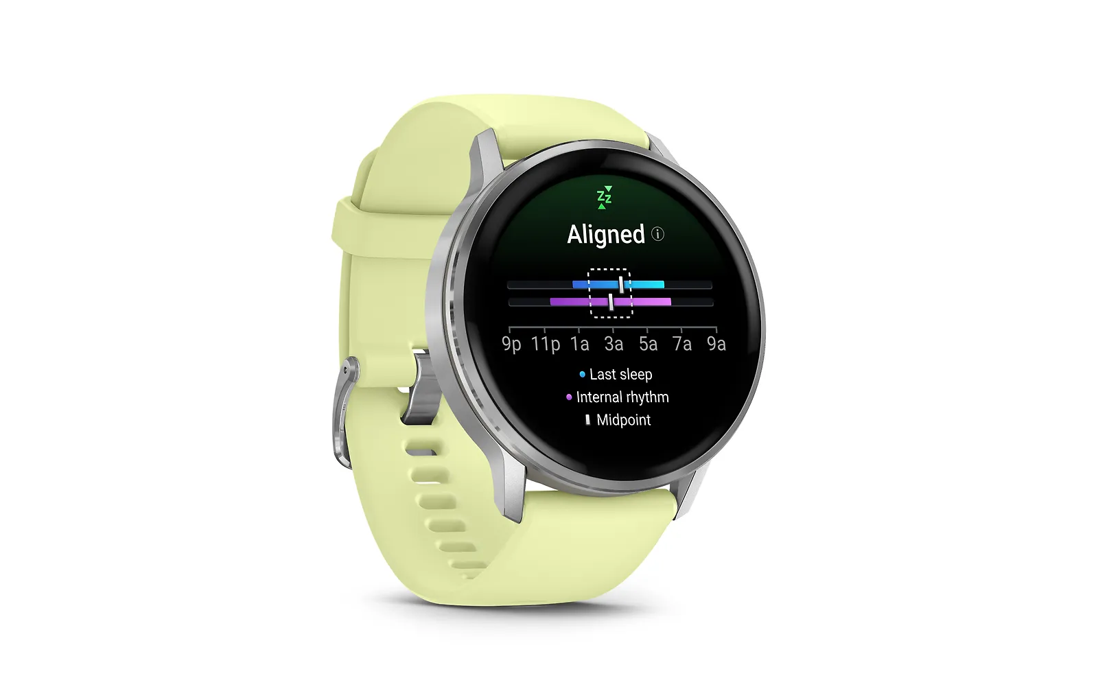 Garmin Venu 4 älykello, 45 mm, hopea / sitruunankeltainen ranneke - Image 5